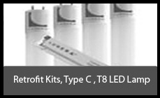 Indoor T8 typec Retrofit lighting