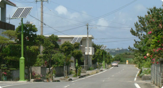 Japan solar street  light